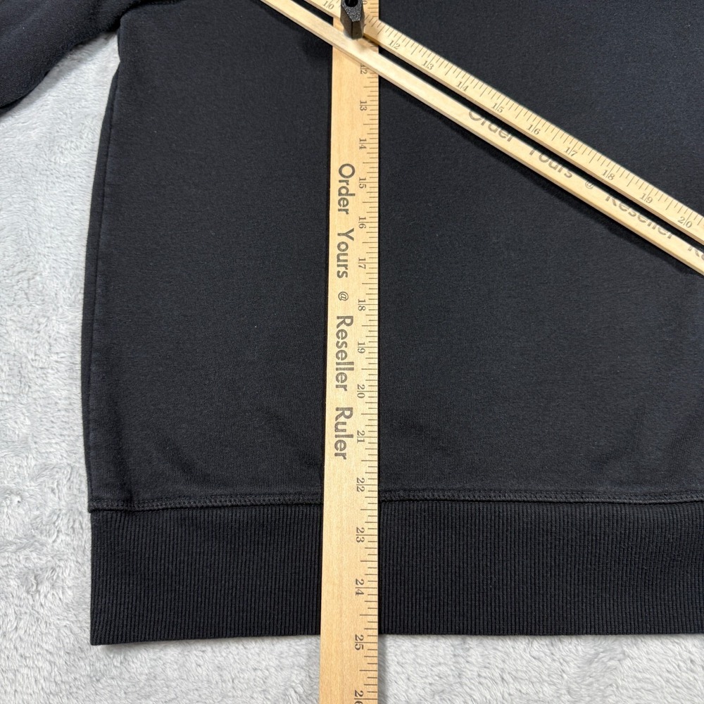 Young Reckless Womens Sweatshirt L Black Spellout LA Script Urban Streetwear - Picture 7 of 16